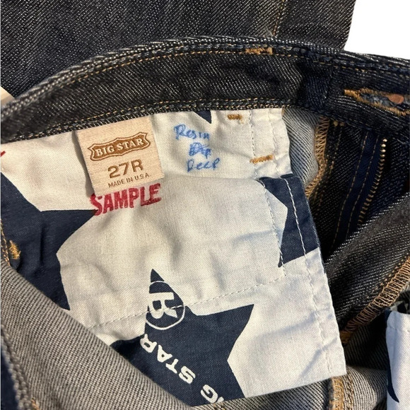 Big Star Cuffed Hem Jeans NWT Sample cut - Picture 11 of 11